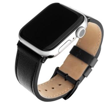 FIXED Leather Strap pro Apple Watch 38/40/41mm černý (FIXLST-436-BK)
