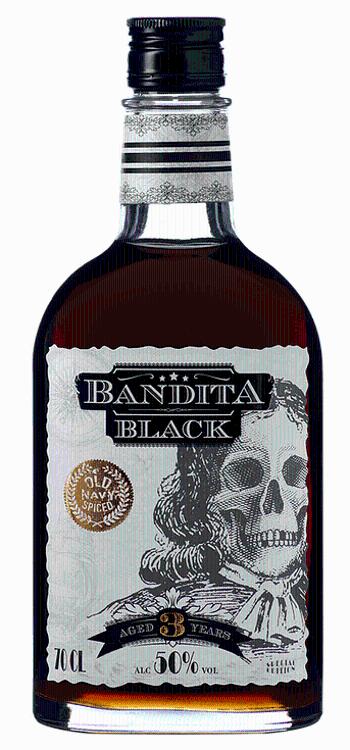 Bandita Rum Bandita Black Rum 50% 0,7l