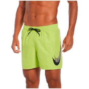 Nike LIQUIFY SWOOSH Pánské plavecké šortky, světle zelená, velikost XXL