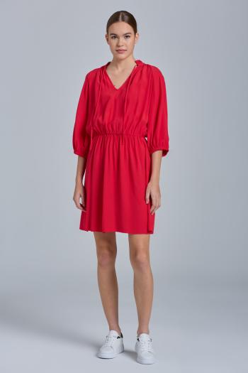 ŠATY GANT D1. V-NECK DRESS červená 36