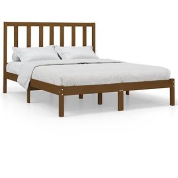 Rám postele medově hnědý masivní dřevo 120 × 200 cm, 3106766 (3106766)