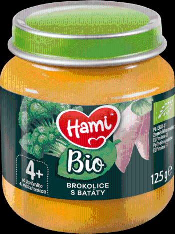 Hami BIO zeleninový příkrm Brokolice s batáty 125 g