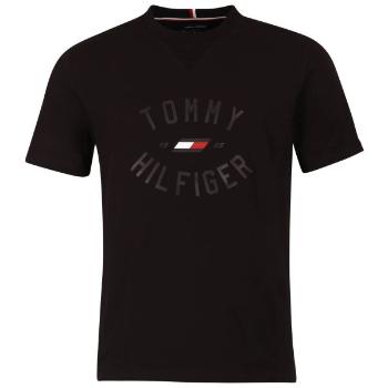 Tommy Hilfiger VARSITY GRAPHIC S/S TEE Pánské tričko, černá, velikost L