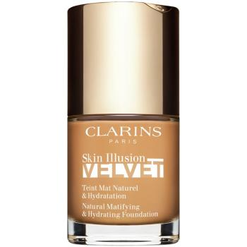 Clarins Skin Illusion Velvet tekutý make-up s matným finišem s vyživujícím účinkem odstín 114N 30 ml