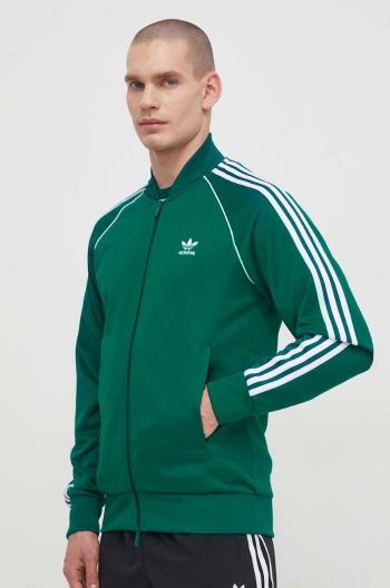 Mikina adidas Originals Adicolor Classics SST pánská, zelená barva, s aplikací, IR9863