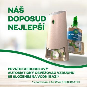 Air wick Active Fresh náplň na vodní bázi do automatického difuzéru - Jasmínové květy 228 ml