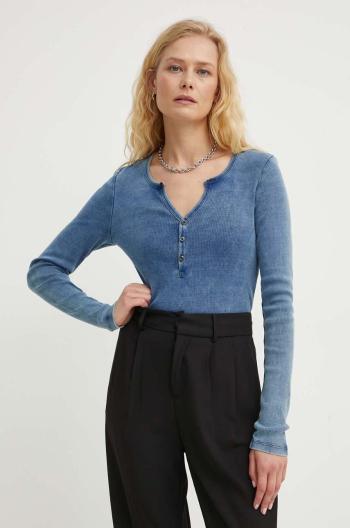 Bavlněné tričko s dlouhým rukávem G-Star Raw D24656-D643