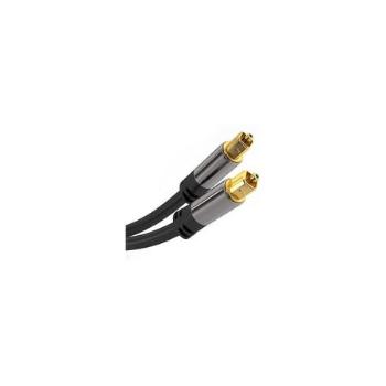 PremiumCord Kabel Toslink M/M, 6mm, 1,5m, černá