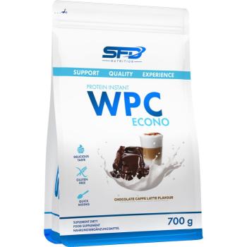 SFD Nutrition WPC Protein Econo syrovátkový protein příchuť Caffe Latte & Chocolate 700 g