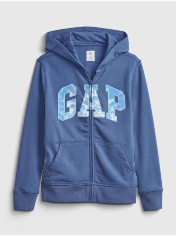Modrá klučičí dětská mikina GAP Logo hoodie