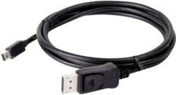 DisplayPort kabel club3D [1x mini DisplayPort zástrčka - 1x zástrčka DisplayPort] černá 2.00 m