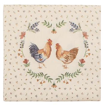 Papírové ubrousky Chicken and Rooster - 33*33 cm (20ks) CAR73
