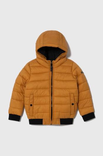 Dětská bunda Pepe Jeans Outerw Heavy oranžová barva