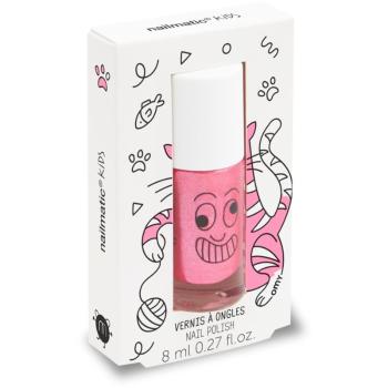 Nailmatic Kids lak na nehty pro děti odstín Kitty - candy pink glitter 8 ml