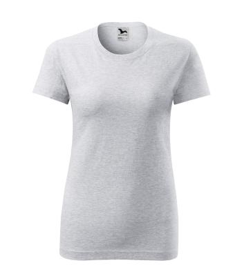 MALFINI Dámské tričko Classic New - Světle šedý melír | S