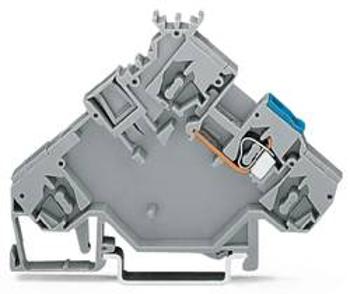 Svorka akčního členu WAGO 280-592, osazení: L, pružinová svorka, 5 mm, šedá, 10 ks