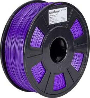 Vlákno pro 3D tiskárny Renkforce 01.04.12.1113, ABS plast, 1.75 mm, 1 kg, purpurová