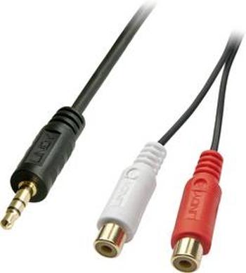 Jack / cinch audio adaptér LINDY 35678, černá