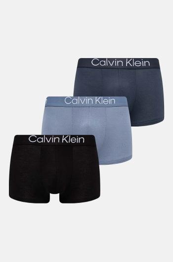 Boxerky Calvin Klein Underwear pánské, modrá barva, 000NB3187A