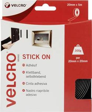 Samolepicí páska se suchým zipem Velcro VEL-EC60217, 5 m x 20 mm, 5 m