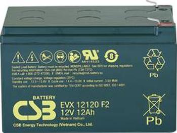 Olověný akumulátor CSB Battery EVX 12120 EVX12120F2, 12 Ah, 12 V