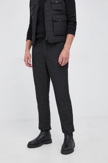 Kalhoty Sisley pánské, černá barva, jogger