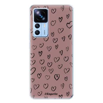 Odolné silikonové pouzdro iSaprio - Heart Dark - Xiaomi 12T / 12T Pro