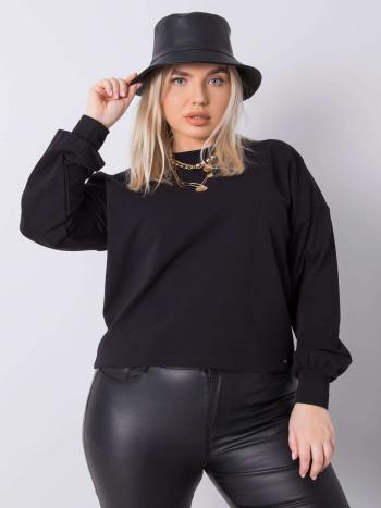 ČERNÁ DÁMSKÁ BASIC MIKINA RV-BL-6317.94-BLACK Velikost: 2XL