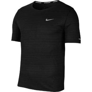 Nike DRI-FIT MILER Pánské běžecké tričko, černá, velikost XXL