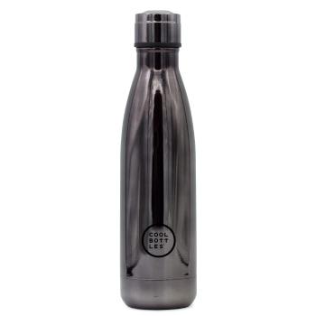 Cool Bottles Nerezová termolahev Chrome dvouvrstvá 500 ml - tmavě šedá