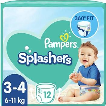 PAMPERS Splashers vel. 3/4 (6–11 kg) 12 ks (8001090698346)