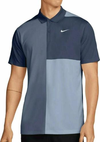 Nike Dri-Fit Victory+ Blocked Mens Midnight Navy/Ashen Slate/White M Polo košile