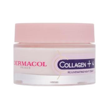 Dermacol Collagen+ 50 ml noční pleťový krém na všechny typy pleti; proti vráskám; výživa a regenerace pleti; zpevnění a lifting pleti