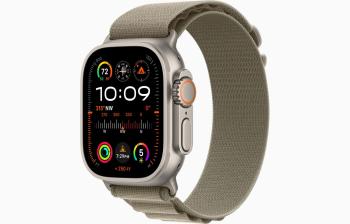 Apple Watch Ultra 2/49mm/Titan/Sport Band/Olive Alpine/Medium