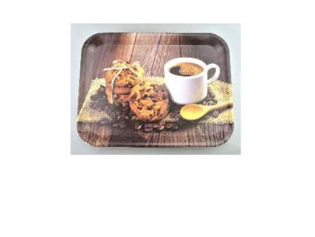 PROHOME - Podnos 39x29x2,3cm Coffee