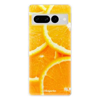 Odolné silikonové pouzdro iSaprio - Orange 10 - Google Pixel 7 Pro 5G