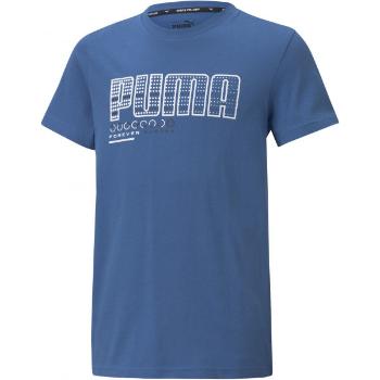 Puma ACTIVE SPORTS GRAPHIC TEE Dětské tričko, modrá, velikost 128