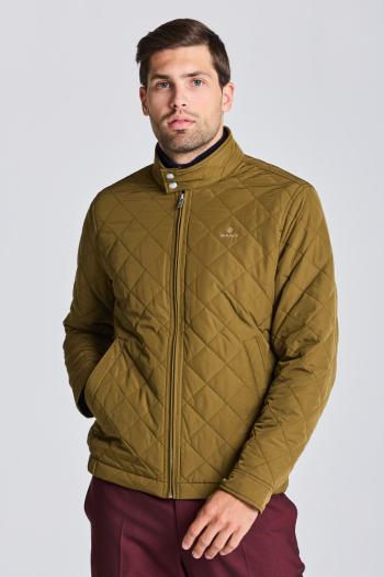 BUNDA GANT QUILTED WINDCHEATER zelená 4XL