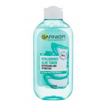 Garnier Skin Naturals Hyaluronic Aloe Toner 200 ml pleťová voda a sprej na všechny typy pleti; na citlivou a podrážděnou pleť; na dehydratovanou pleť
