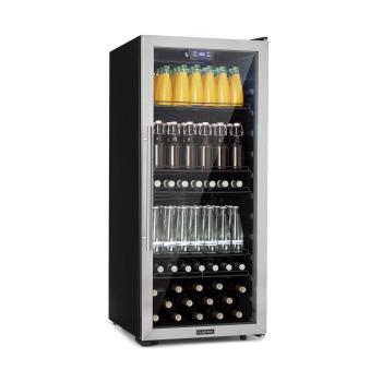 Klarstein Beersafe 7XL, lednice, 242 l, energetická třída F, sklo, nerezová ocel