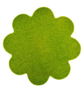 Vopi koberce Květinový koberec Eton zelený - 160x160 kytka cm Zelená