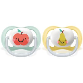 Philips Avent Ultra Air 0-6 m dudlík Neutral Apple 2 ks