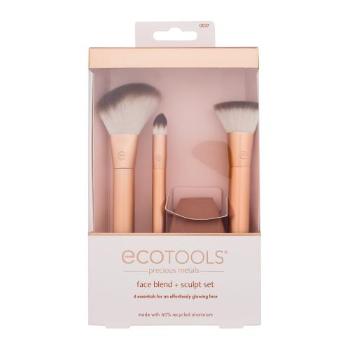 EcoTools Precious Metals Face Blend + Sculpt Set štětec dárková sada