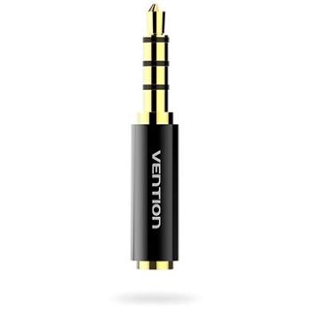 Vention 3.5mm Jack Male to 2.5mm Female Audio Adapter Black Metal Type (BFBB0)