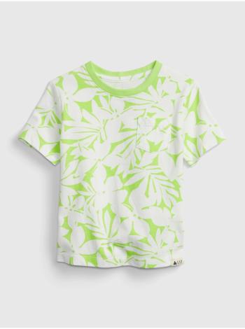 Zelené klučičí dětské tričko 100% organic cotton mix and match t-shirt