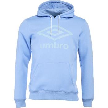 Umbro FW LARGE LOGO HOODY Pánská mikina, světle modrá, velikost