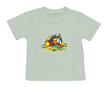 Tričko pro miminko Melting rubiks cube