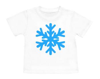 Tričko pro miminko Sněhová vločka