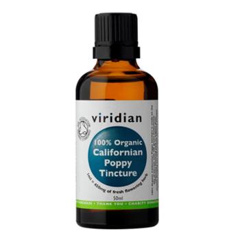 Viridian Californian Poppy Tincture Organic (Sluncovka kalifornská BIO) 50 ml