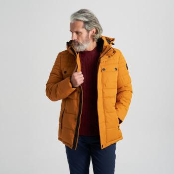 Pánská zimní bunda medové barvy 14753 M